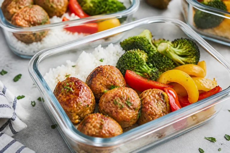 Turkey Meatball Meal Prep Bowls – Easy, Flavorful, and Ready for the Week