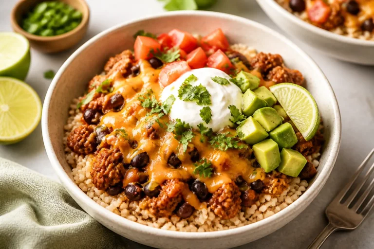 Healthy Turkey Enchilada Bowls – A Fresh, Flavor-Packed Weeknight Win