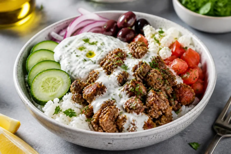 Greek Turkey Rice Bowls – Fresh, Flavorful, and Easy