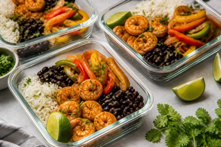 Shrimp Fajita Meal Prep Bowls – Easy, Fresh, and Ready for the Week