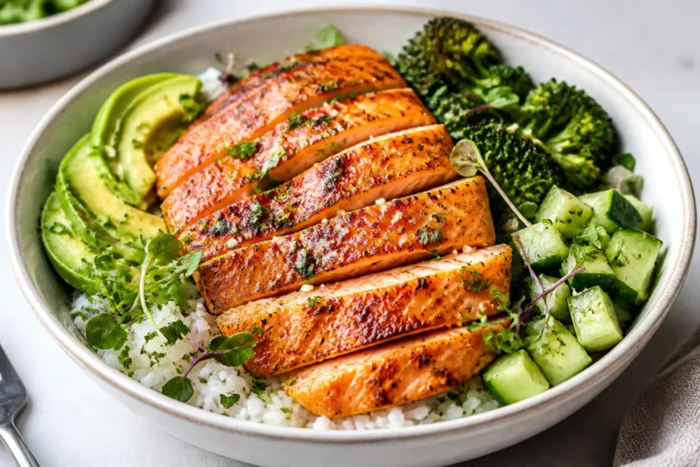 High Protein Salmon Rice Bowls – Simple, Satisfying, and Meal-Prep Friendly