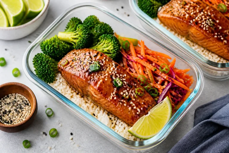 Teriyaki Salmon Meal Prep Bowls – Simple, Flavorful, and Ready for the Week