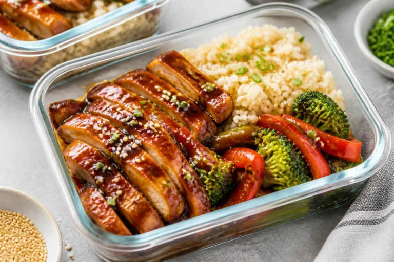 Skinny Teriyaki Chicken Meal Prep – Light, Flavorful, and Ready for the Week